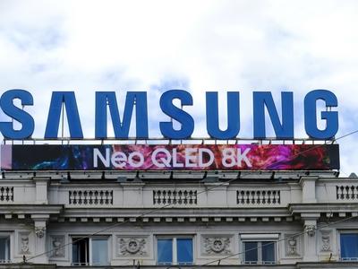 Samsung trade mark - Budapest-stock-foto