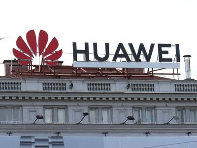 Huawei tgrade mark - Budapest-stock-foto