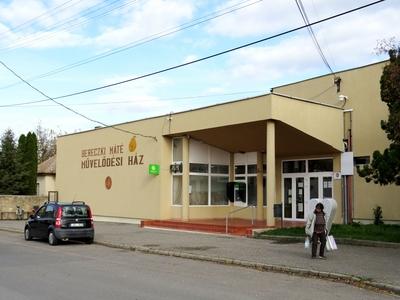The Máté Bereczki cultural center in Romhány - Hungary-stock-photo