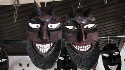 Busó carnival masks - Moihács - Hungary-stock-foto