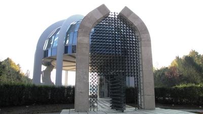 he gate of the historic memorial site of the Battle of Mohács  - Hungary, 1526-stock-photo