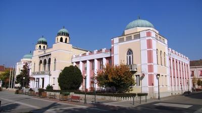 Mohács town hall - Hungary - Oriental elemnts-stock-photo