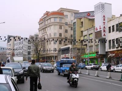 Tehran street around the Grand Bazaar-stock-photo