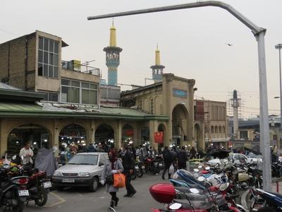 Tehran - Grand Bazaar - Saleh Mosque-stock-photo