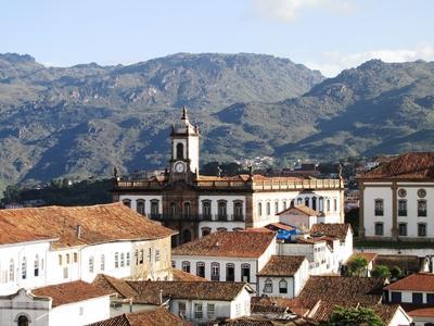 Ouro Preto - Brasil - UNESCO World Heritage-stock-photo
