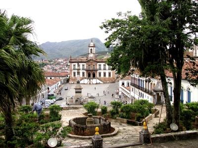Ouro Preto - Brazil - UNESCO World Heritage - Tiradentes-stock-photo