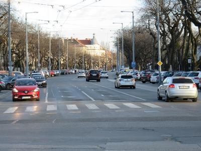 Stefánia boulevard.- Budapest - Hungary-stock-photo