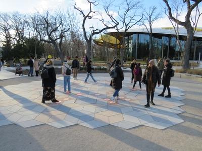 The musical cover of the Musical Playground - Budapest-stock-foto