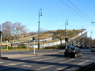 The curved roof of the Ethnographic Museum - Budapest-stock-foto