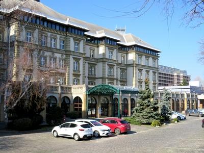 The Grand Hotel on Margaret Island - Budapest-stock-photo