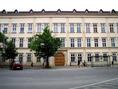 Pápa - Hungary - Reformed Theological Academy-stock-foto