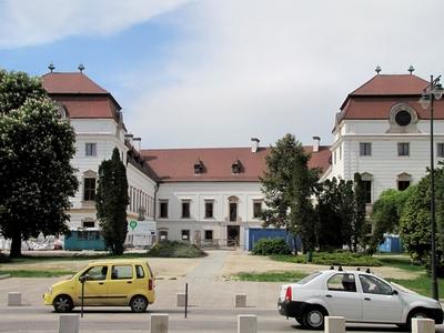 Pápa - Hungary - Esterházy Castle - Museum-stock-foto
