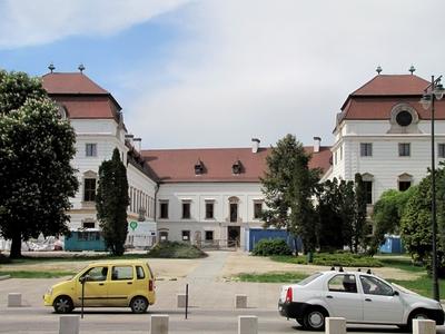 Pápa - Hungary - Esterházy Castle - Museum-stock-photo