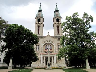 Pápa - Hungary - Reformed Church-stock-foto