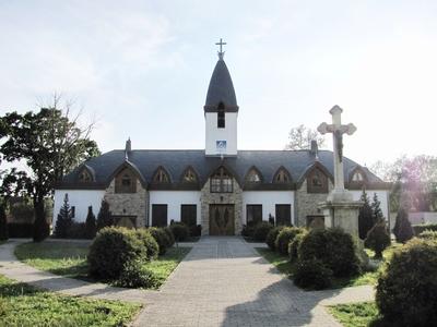 Pápa - Hungarry - Mária Radio szudio-stock-foto