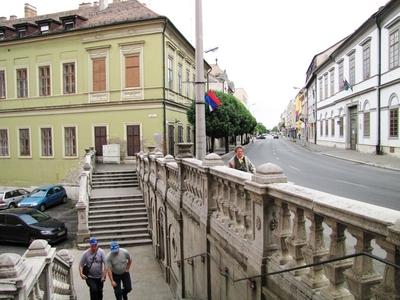 Pápa - Hungary - Downtown-stock-foto