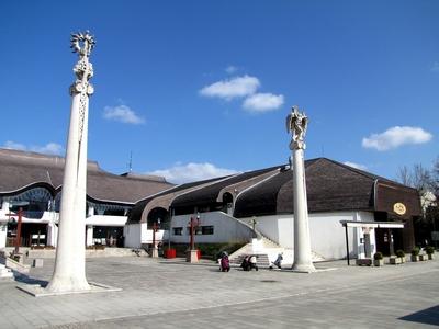 Makovecz Cultural Center - Sárospatak - Hungary-stock-photo