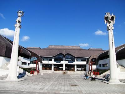 Makovecz Cultural Center - Sárospatak - Hungary-stock-photo