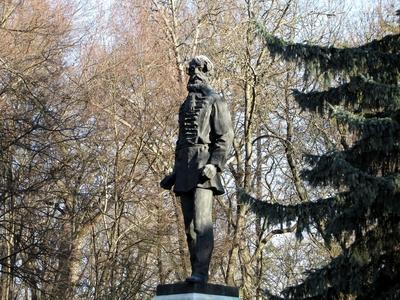 Statue of Kossuth Lajos - Sárospatak - Hungary-stock-foto