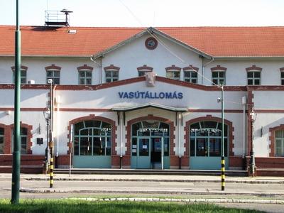 The Railway Station - Sátoraljaújhely - Hungary-stock-foto