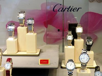 Cartier watches - Vienna - Austria-stock-photo