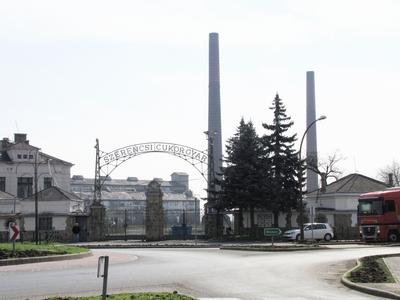 The destroyed building of the former famous Szerencs sugar factory - Hungary-stock-photo