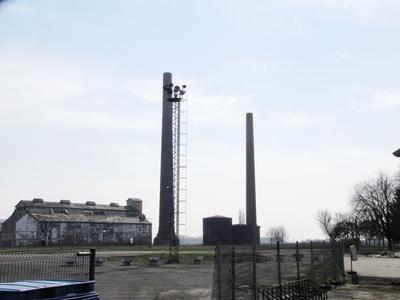 The destroyed building of the former famous Szerencs sugar factory - Hungary-stock-photo