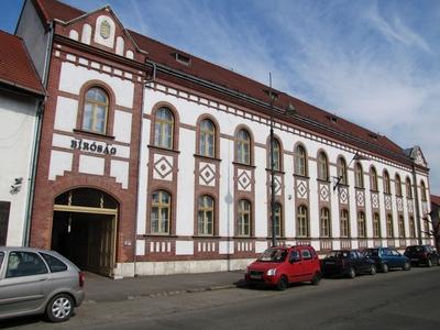 District Court building - Szerencs - Hungary-stock-photo