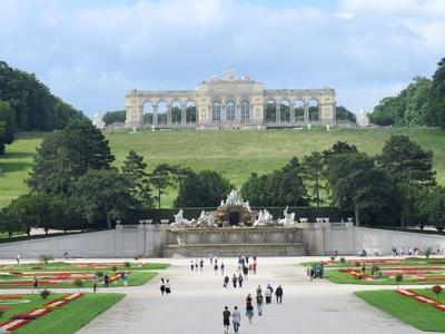 Gloriette - Schönbrunn - Vienna - Austria-stock-foto