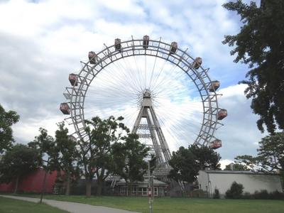 Vienna - Prater - Big wheel - Amusement-stock-foto
