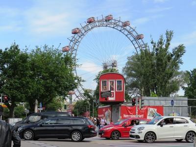 Big wheel - Vienna- Amusement - Prater-stock-foto
