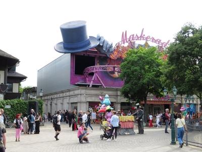 Masquerade - Vienna - Prater amusement park-stock-photo