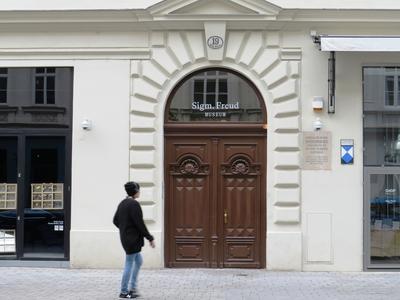 Sigmund Freud Home - Pschoalalysis - Vienna-stock-foto