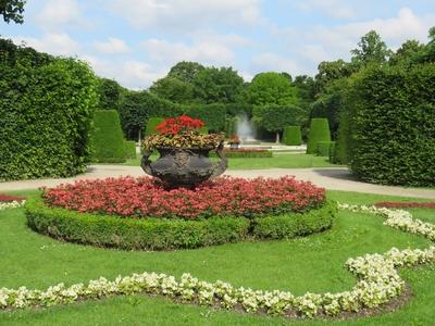 Detail of Schönbrunn Palace Park - Vienna-stock-photo