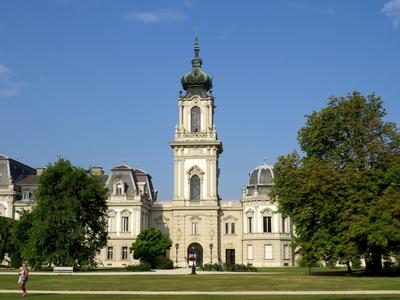 Festetics Castle - Keszthely - Hungary-stock-foto
