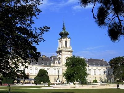 Festetics Castle - Keszthely - Hungary-stock-foto