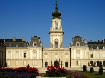Festetics Castle - Keszthely - Hungary-stock-photo