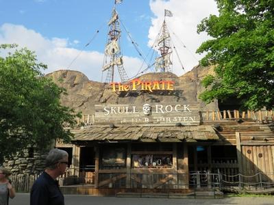 The pirate pavilion in the Prater amusement park - Vienna-stock-foto
