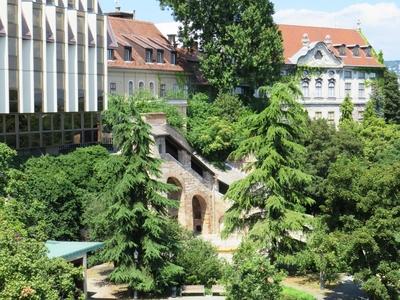 Castle Hill - Romatic corner - Budapest - Hungary-stock-foto