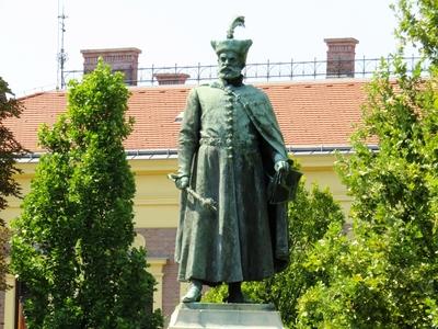 Hungarian statesman István Bocskai - Debrecen - Statue-stock-foto