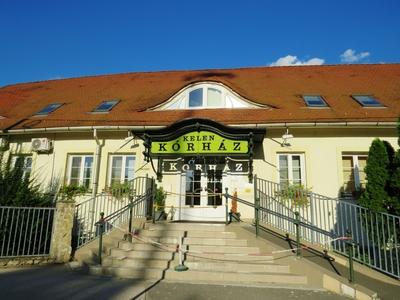 The closed building of the Kelen hospital in Budapest-stock-foto