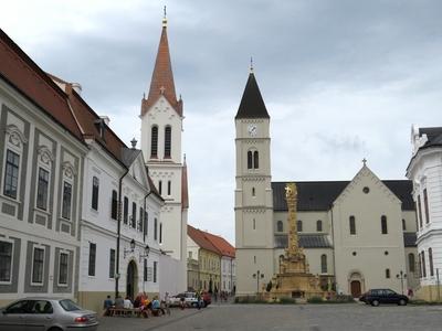 Veszprém - Castle district - View - Hungary-stock-foto