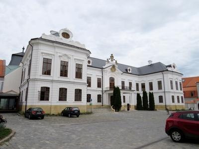 The archbishop's palace in Veszprém - Hungary-stock-photo