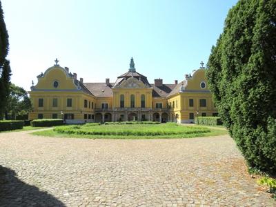 Castle - Nagytétény - Villa Rustica - Budapest-stock-foto
