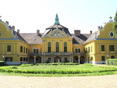 Castle - Nagytétény - Budapest - Villa Rustica-stock-photo