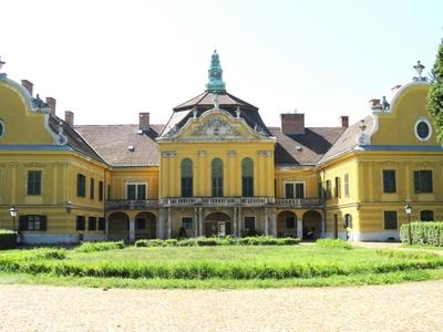 Castle - Nagytétény - Budapest - Villa Rustica-stock-foto