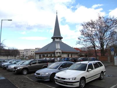 Reformed Church - Makovecz - Dunaszerdahely - Slovakia-stock-foto