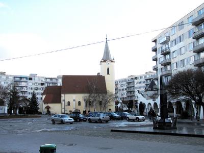 Dunaszerdahely - Slovakia - Central residential area-stock-foto