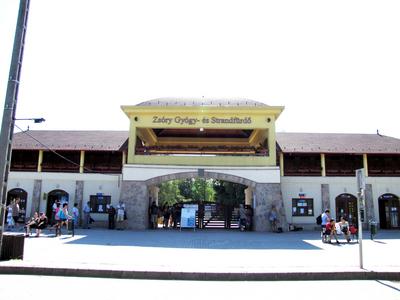 The Zsóry Spa and Beach Spa. - Mezőkövesd - Hungary-stock-foto