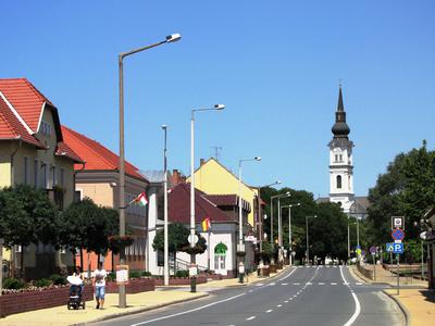 Mezőkövesd - City Center - Hungary-stock-foto